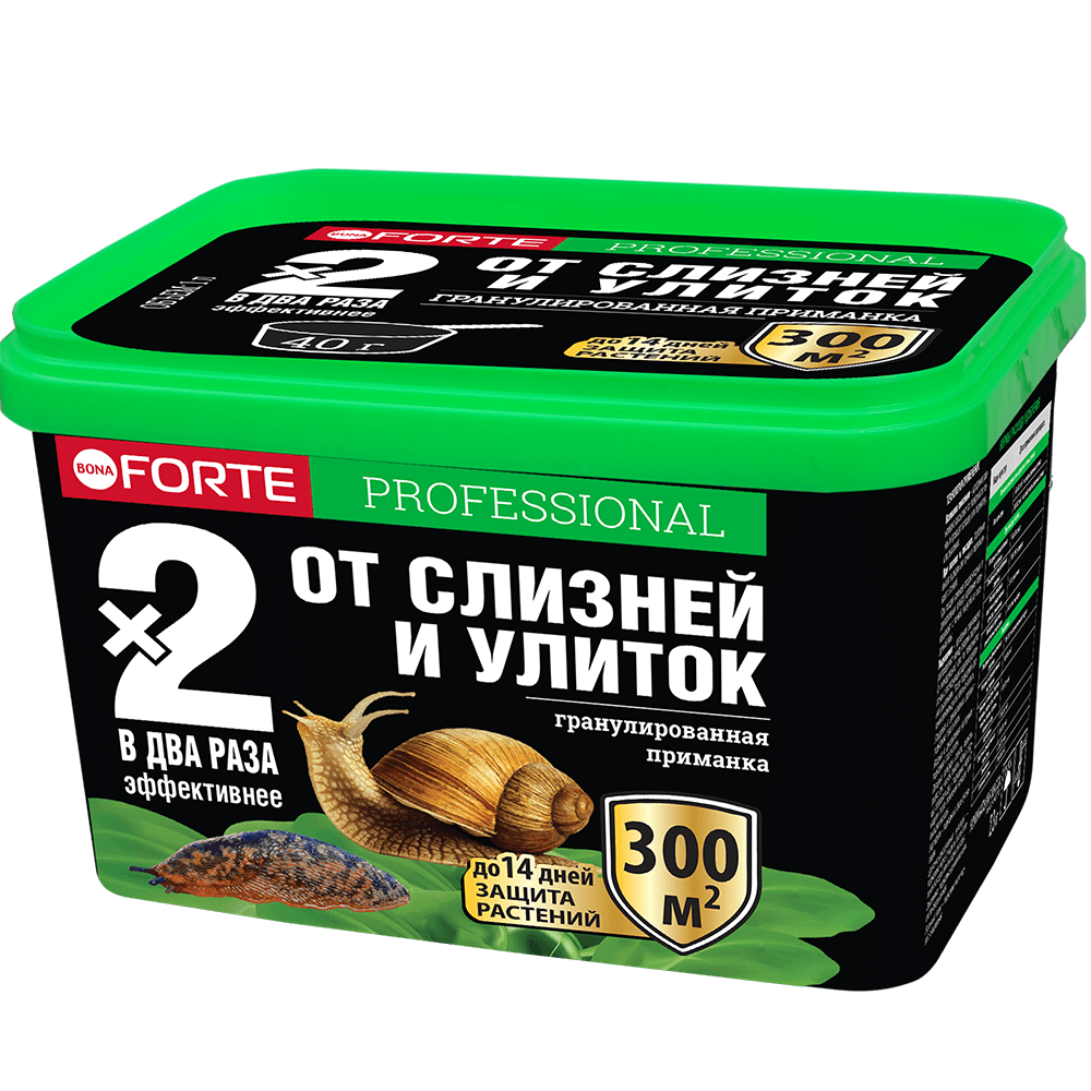 Супергранулы  500мл (300гр) ведро слизни, улитки Бона Форте 1/12
