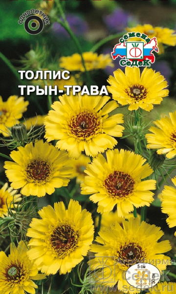 Толпис Трын-Трава ярко-желтый, однол, до 50см 0,1гр Седек/ЦВ