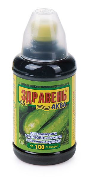 Здравень АКВА огурец 0,5л ВХ 1/12