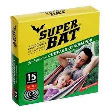 Спирали Super Bat от комаров 15шт 1/60