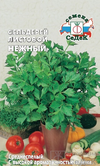 Сельдерей листовой Нежный среднеспелый 0,5гр Седек/ЦВ