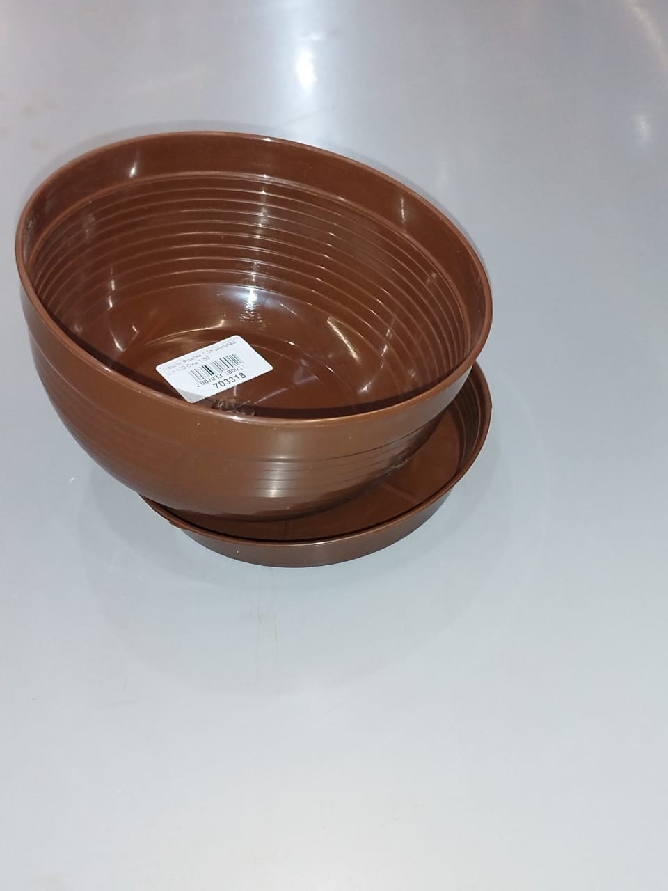 Горшок Фиалка 1,5л шоколад с/п 120 Сим 1/50