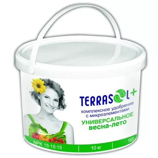 Удобрение для Газона 10кг весна-лето с микроэлементами ТерраСол Фаско
