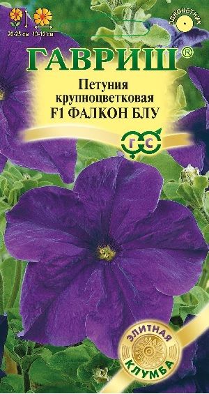 Петуния крупноцв Фалкон Блу F1 фиолетовая, 20-25см 5шт Гавриш/ЦВ