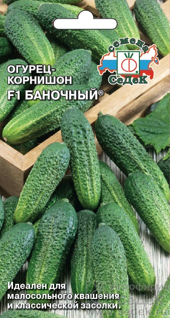Огурец Баночный F1 ПЧ, раннеспелый корнишон 0,9гр Седек/ЦВ