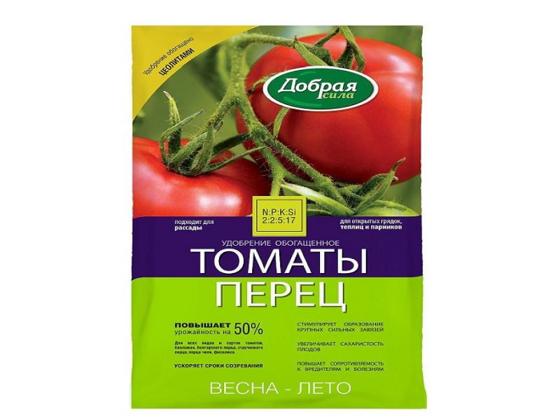 Томат перец баклажан 0,9кг Добрая сила 1/12