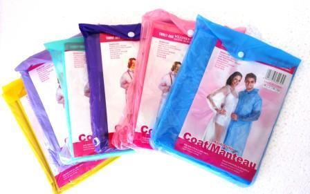 Плащ дождевик Pocket coat KS260 на кнопках, размер универсальный