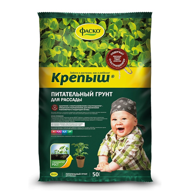 Грунт Крепыш 50л Фаско 1/1