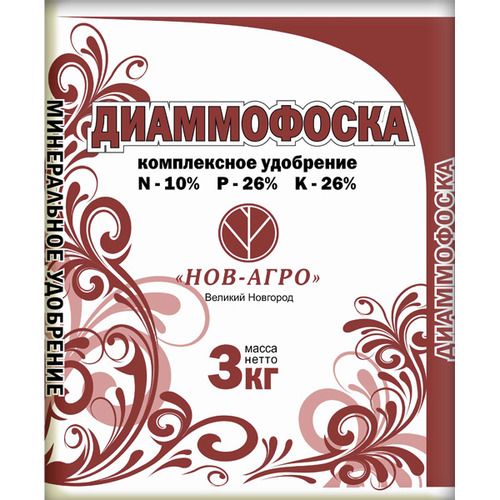 Диаммофоска 3кг Нов-Агро 1/10