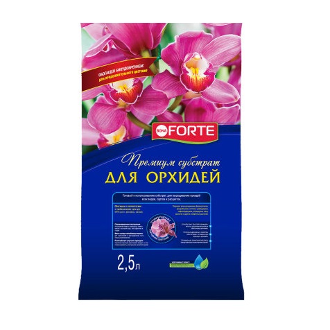 Грунт Орхидея 2,5л Бона Форте 1/10