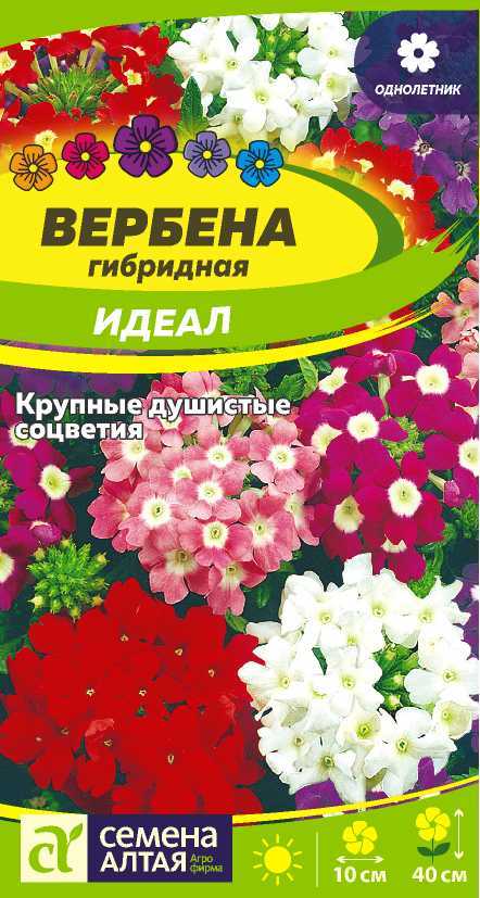 Вербена Идеал гибридная смесь, однол, до 40см 0,1гр СА/ЦВ