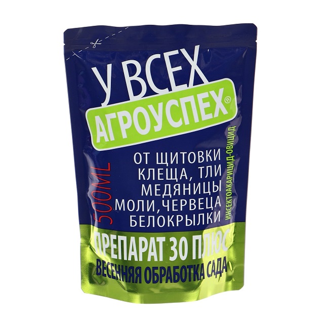 Препарат 30 ПЛЮС 0,5л весенняя обработка от зимующих вредителей