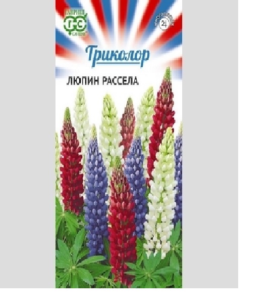 Люпин Триколор смесь, многолет, до 50см 0,6гр Гавриш/ЦВ 1/10