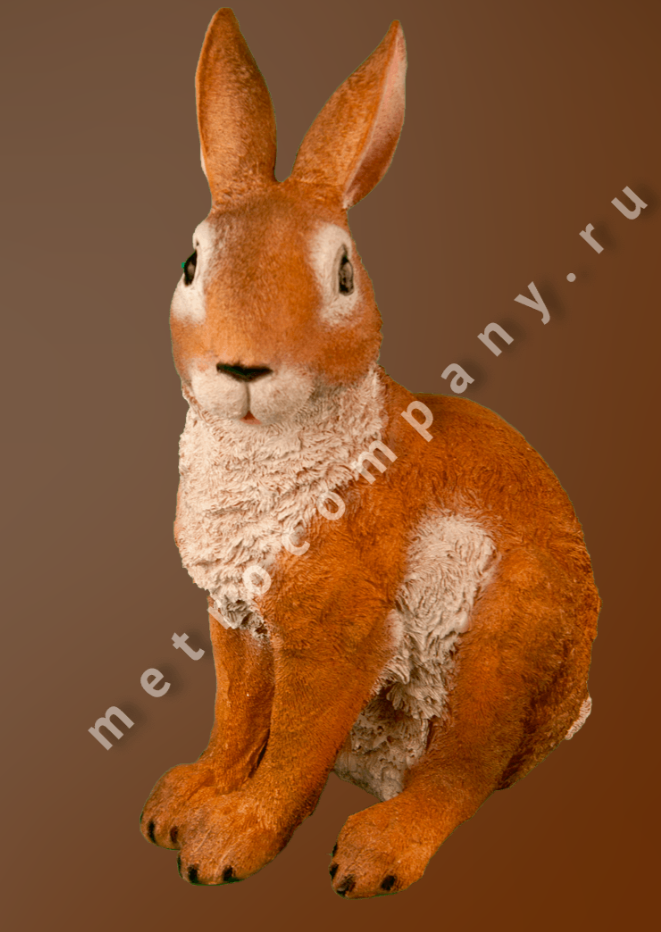 Кролик ушки вверх 34*28см 12634 Мт