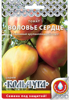 Томат Воловье Сердце среднеросл, среднеспелый, крупнопл КОЛЬЧУГА 0,1гр НК/ЦВ