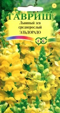 Львиный зев среднеросл Эльдорадо золотисто-желтый однолетник, 40-60см 0,05гр Гавриш/ЦВ