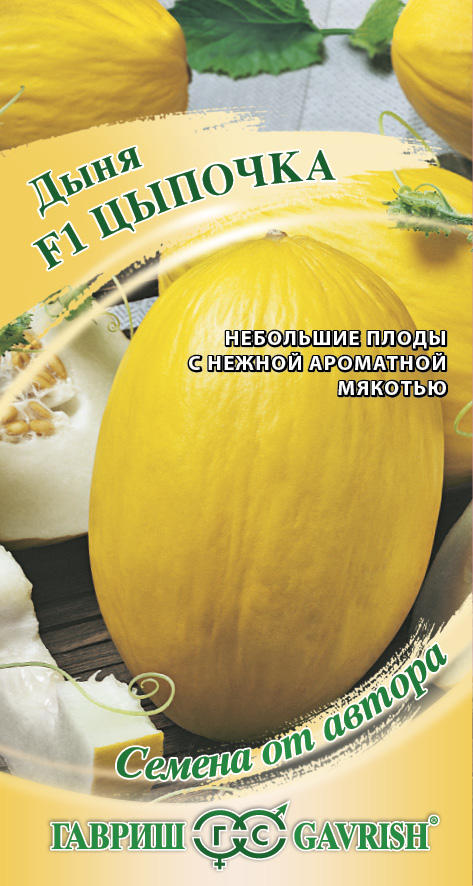 Дыня Цыпочка F1 среднеспелая, плетистая 1гр Гавриш/ЦВ 1/10