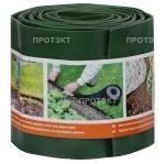 Бордюрная лента 0,15*9м хаки ГОФРА 1/2
