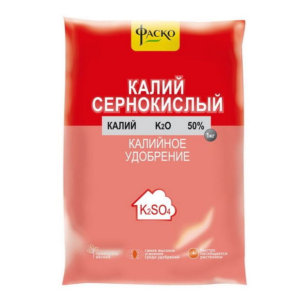Калий сернокислый 1кг Фаско 1/25