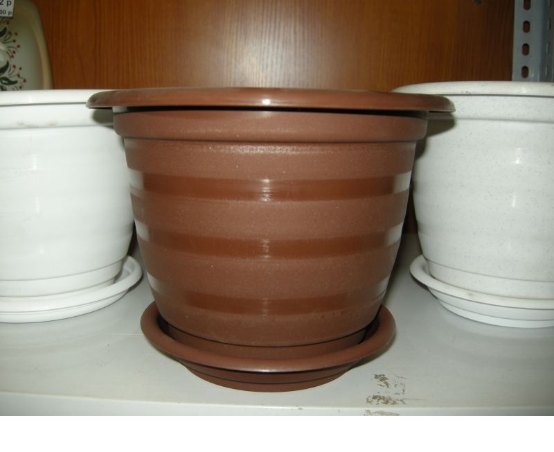 Горшок Люкс 18,0л шоколад с/п 220 Сим 1/10