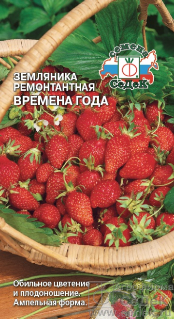 Земляника Времена Года ремонтантная 0,04гр Седек/ЦВ