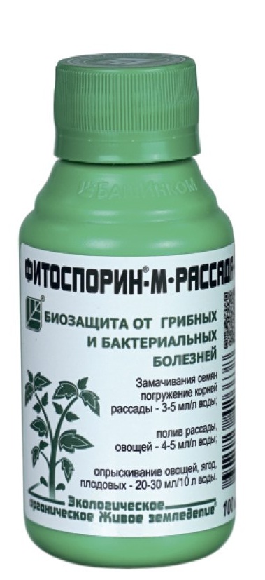 Фитоспорин-М 0,1л рассада, овощи, ягоды суспензия 1/30